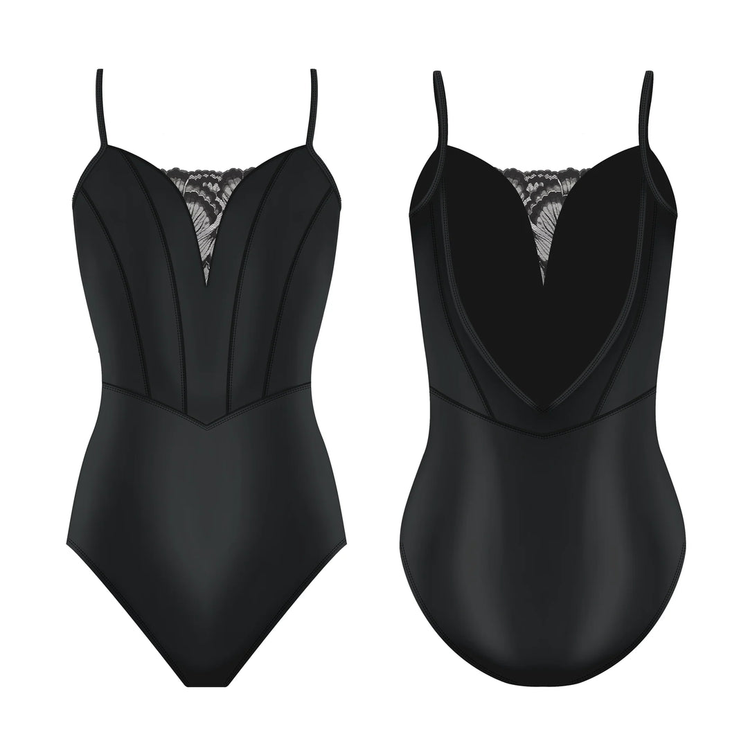 Danse De Paris Antoinette Leotard-Black