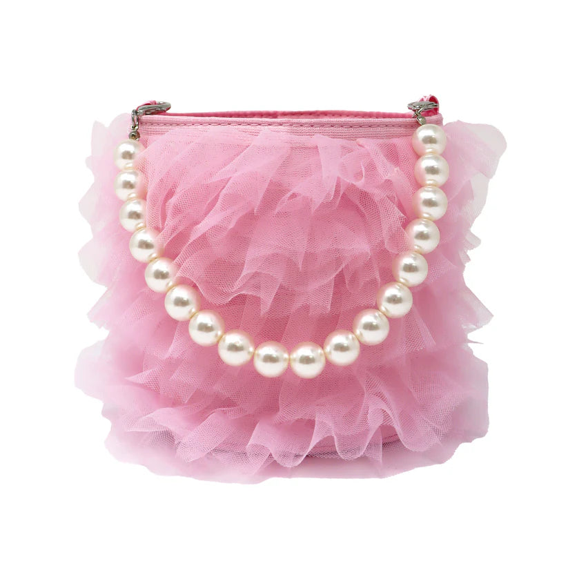 Pink Poppy Ballerina Ruffle Hand Bag