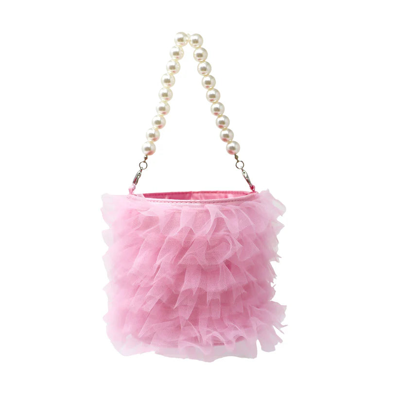 Pink Poppy Ballerina Ruffle Hand Bag