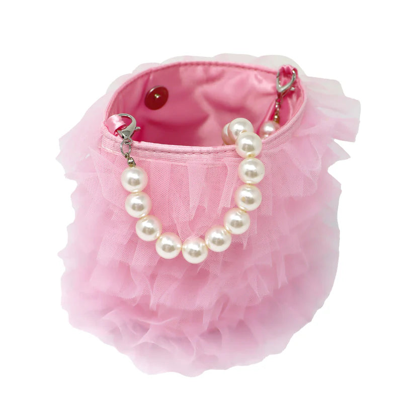 Pink Poppy Ballerina Ruffle Hand Bag