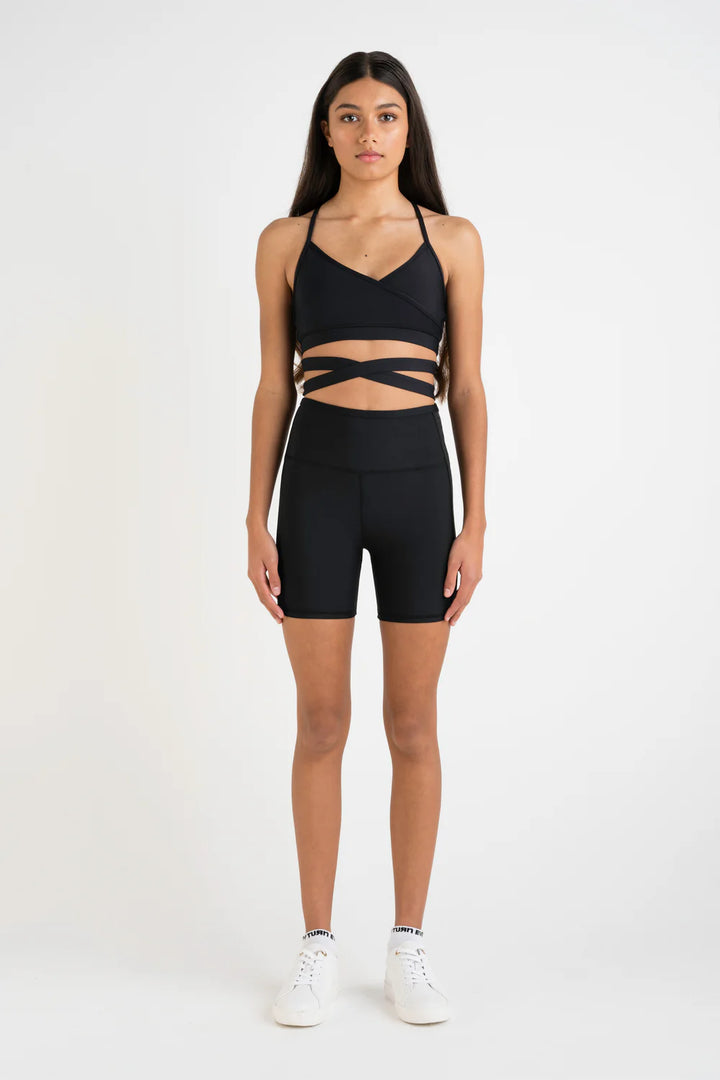 Every Turn Ballet Wrap Crop Top