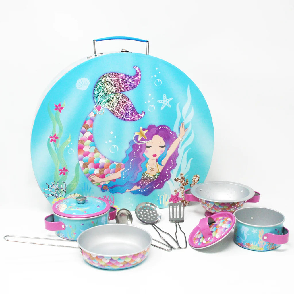 Pink Poppy Mermaid Cooking Set
