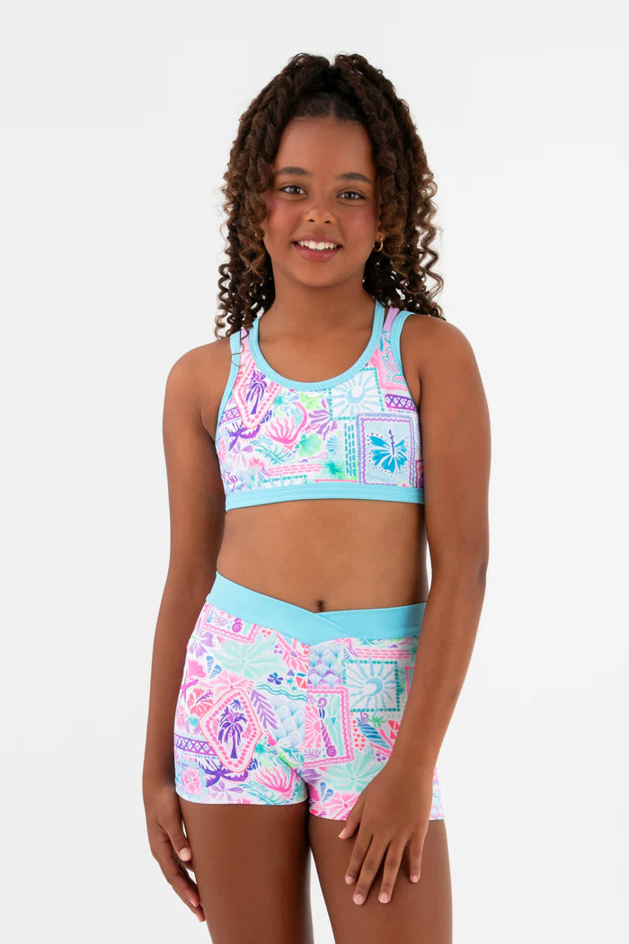 Sylvia P Caliana Seashells Crop Top- Paradiso Collection