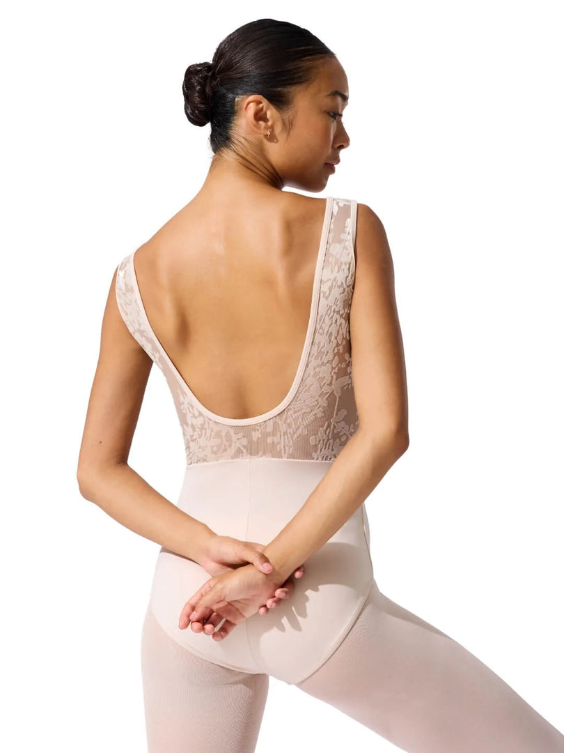 Capezio Cristobal Leotard- Crystal Cream