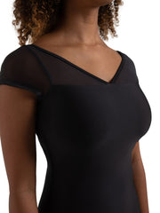 Coastal Bloom Coral Leotard