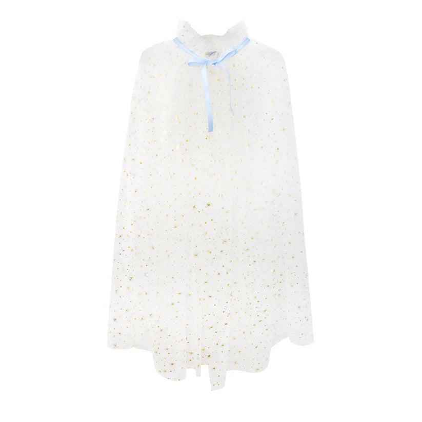 Pink Poppy Disney Frozen Gold Snowflakes Cape
