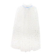 Pink Poppy Disney Frozen Gold Snowflakes Cape