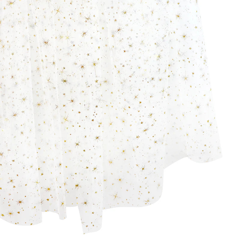 Pink Poppy Disney Frozen Gold Snowflakes Cape