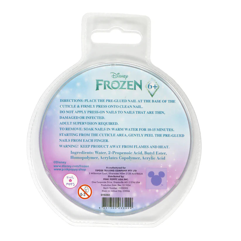 Pink Poppy Press on Nails- Disney Frozen