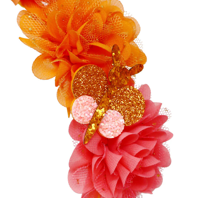 Pink Poppy Emma Memma Butterfly Headband