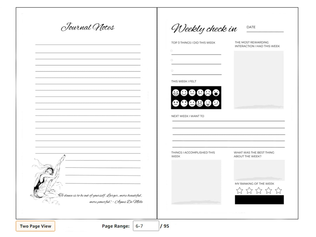 Billie K My Ballet Journal-Lilly