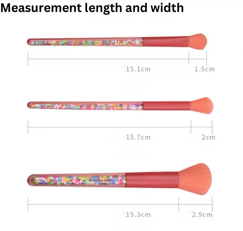 Braid in Style Sprinkle Makeup Brushes