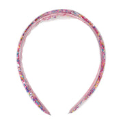 Pink Poppy Rainbow Hearts Glitter Headband