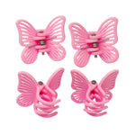 Load image into Gallery viewer, Pink Poppy Butterfly Claw Hair Clips