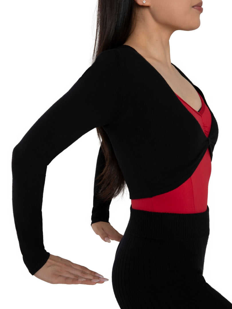 Capezio Harmonie Cropped Pinch Sweater