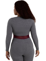 Load image into Gallery viewer, Capezio Harmonie Cropped Pinch Sweater

