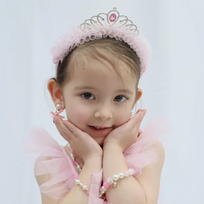 Pink Poppy Ballerina Crown Headband