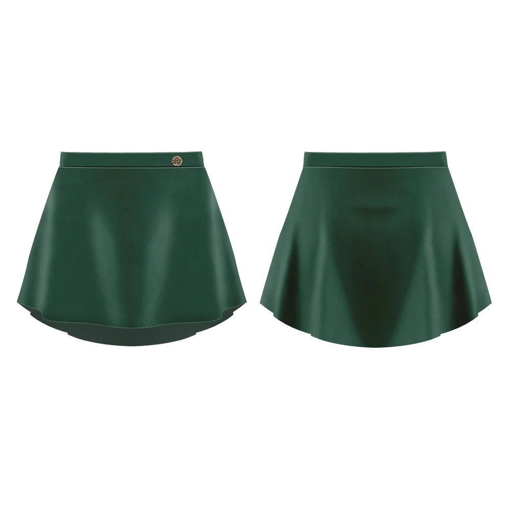 Danse De Paris Mesh Skirt- Moss