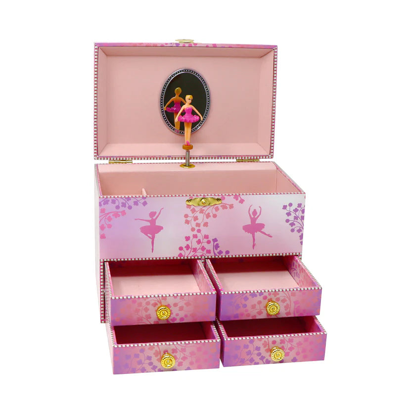 Pink Poppy Ballerina Boutique Musical Jewellery Box