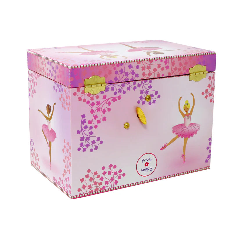 Pink Poppy Ballerina Boutique Musical Jewellery Box