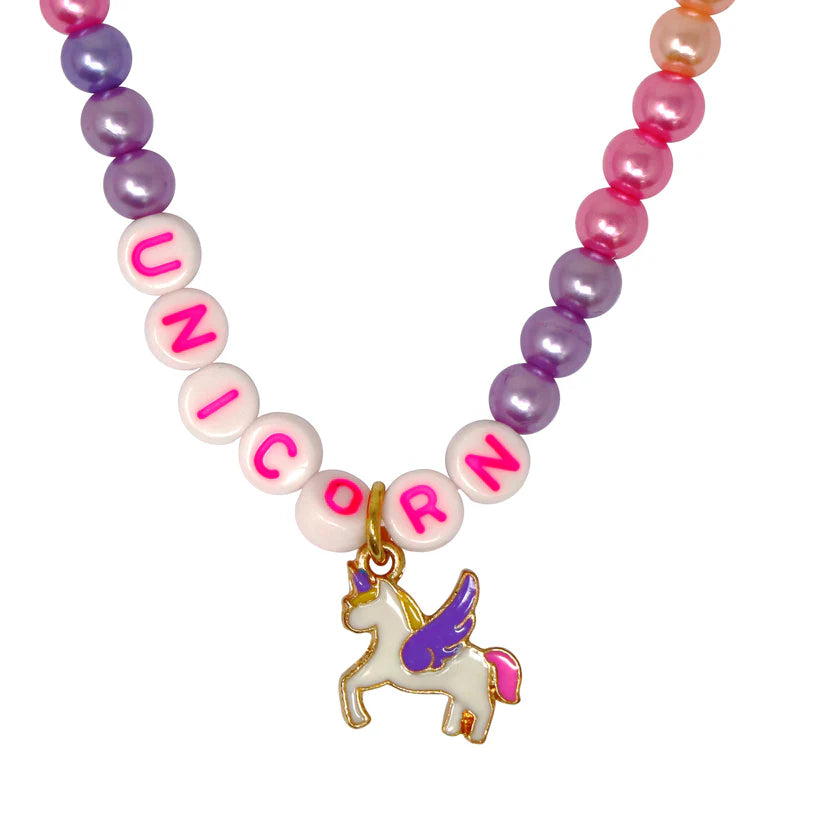 Pink Poppy Unicorn BFF Unicorn Necklace Set