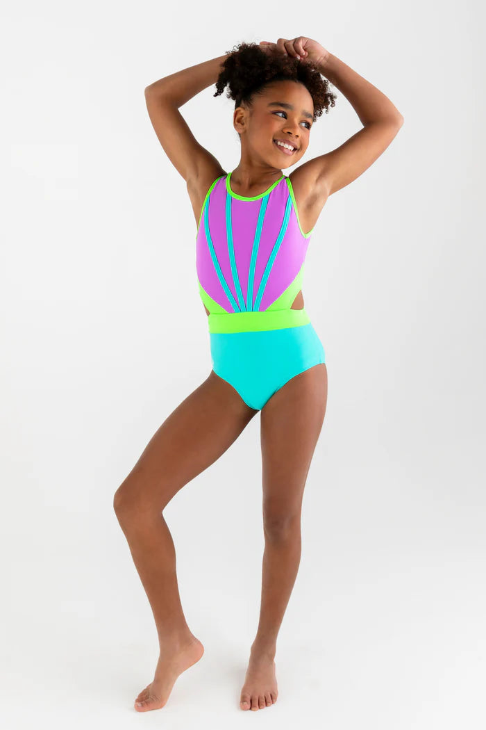 Sylvia P Neon Daphne Leotard