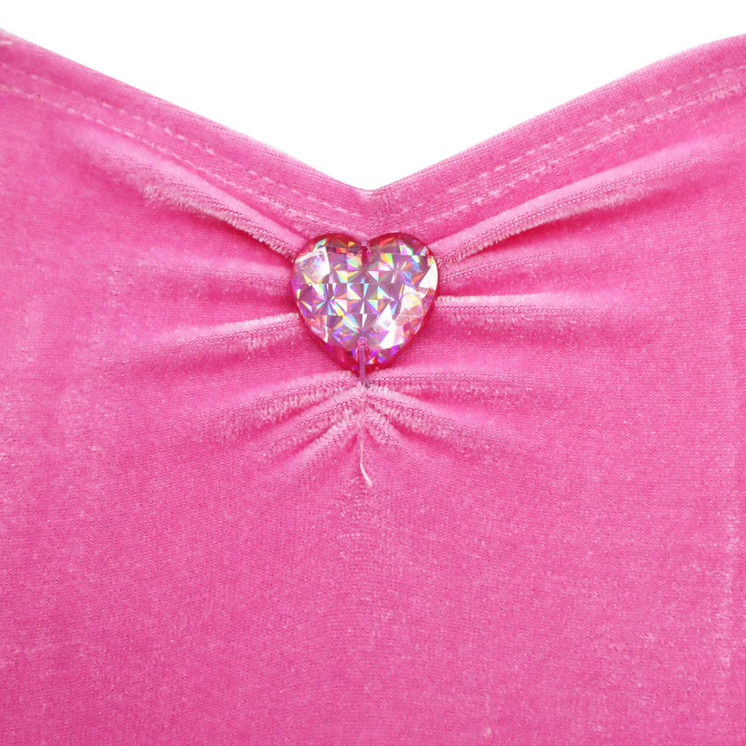 Pink Poppy Velvet Sparkle Dress