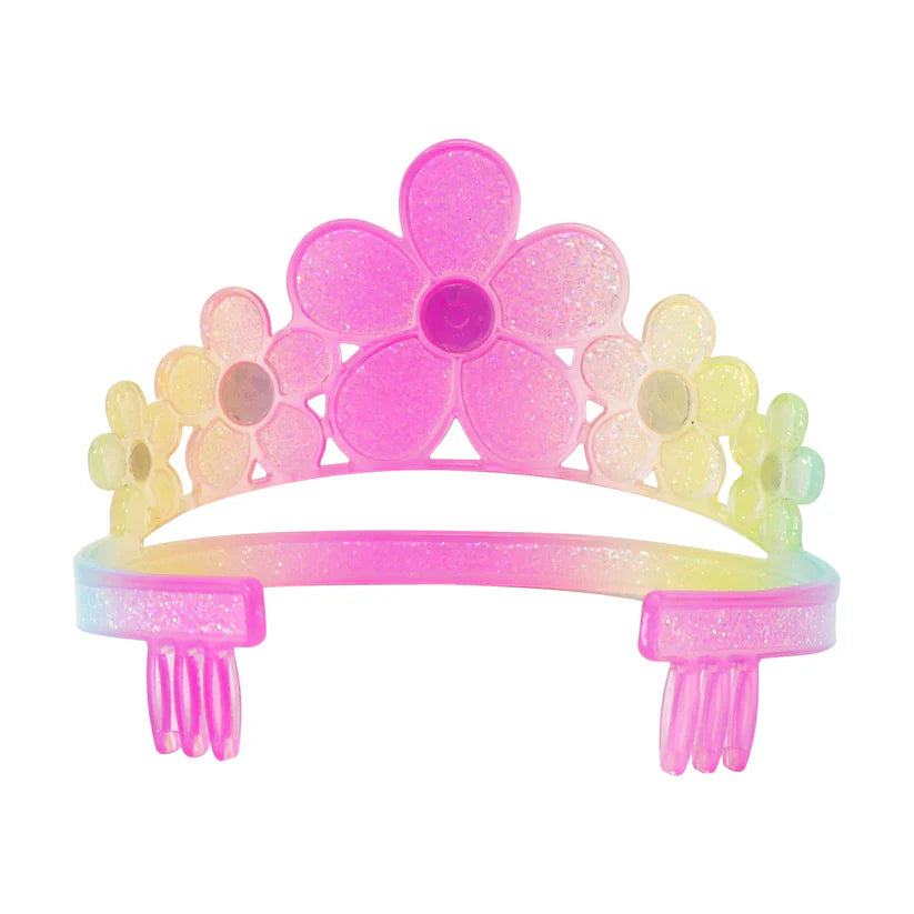 Pink Poppy Fairy Butterfly Friends Crown