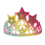 Load image into Gallery viewer, Pink Poppy Unicorn Dreamer Rainbow Star Soft Glitter Crown
