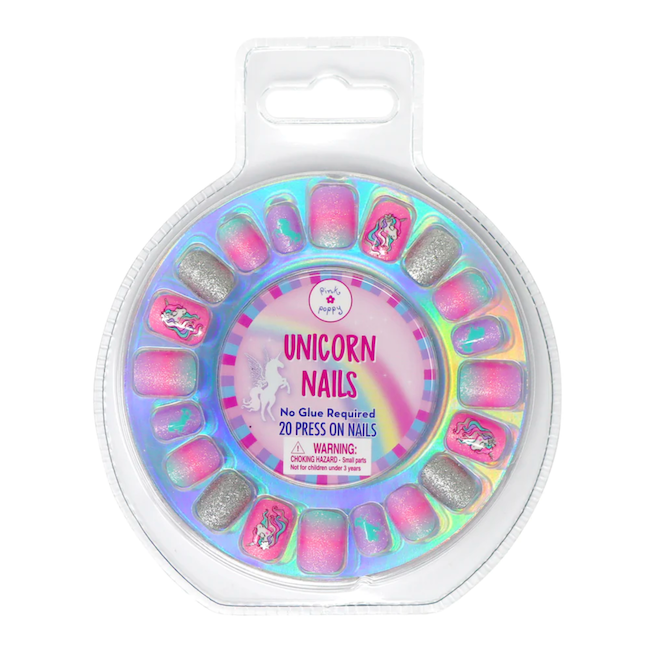 Pink Poppy Press on Nails- Unicorn Ombre