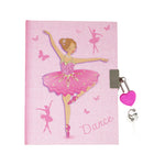 Load image into Gallery viewer, Pink Poppy Ballerina Scented Lockable Diary

