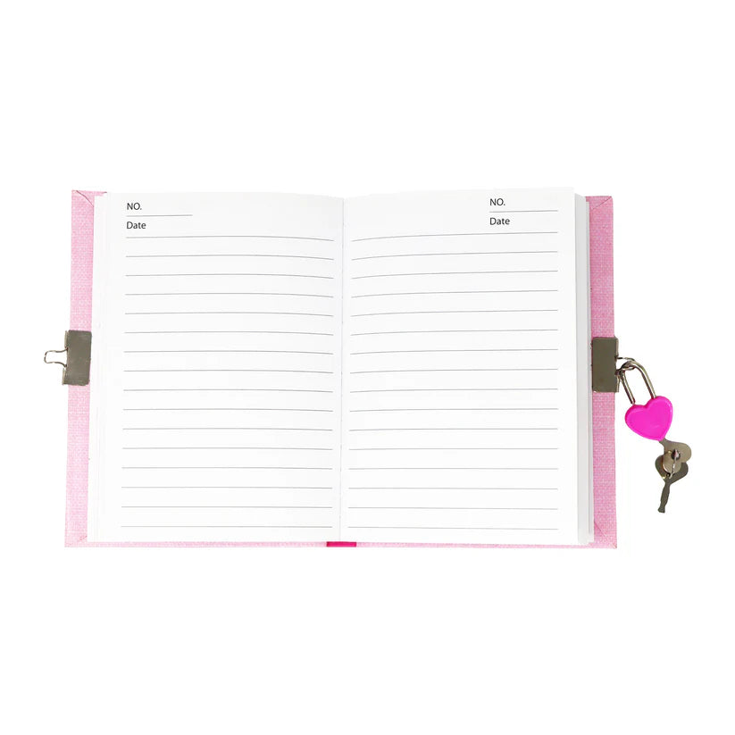 Pink Poppy Ballerina Scented Lockable Diary