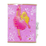 Load image into Gallery viewer, Pink Poppy Ballet 3D Lockable Diary
