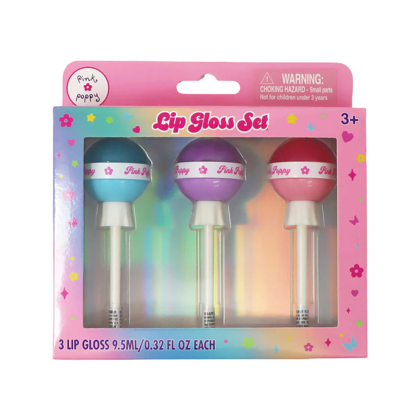 Pink Poppy Lollipop Lipgloss Set