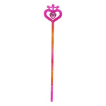 Load image into Gallery viewer, Pink Poppy Jewel Heart Wand