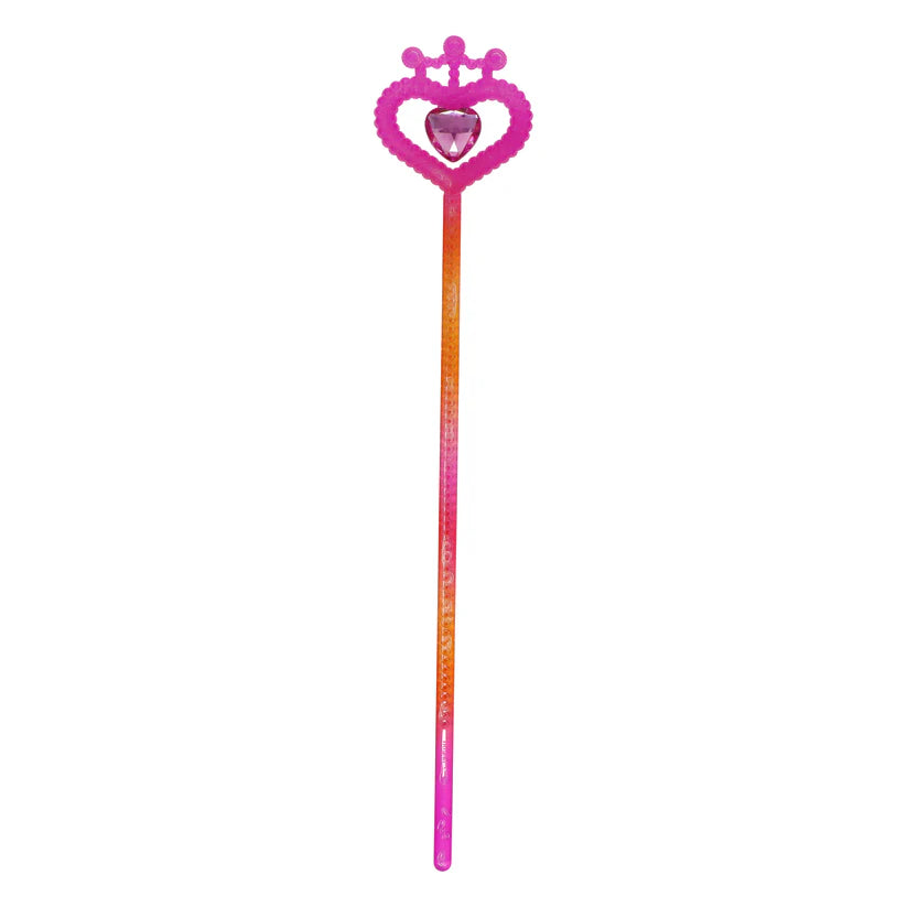 Pink Poppy Jewel Heart Wand