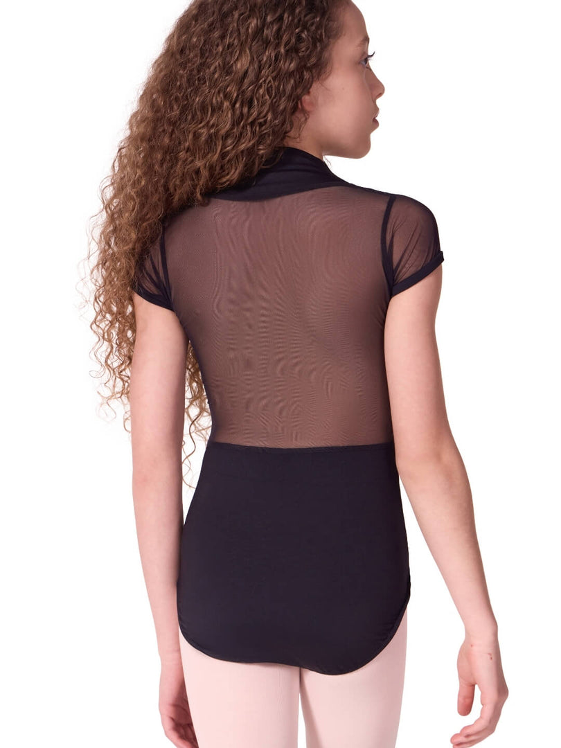 Capezio Corset Short Sleeve Leotard-Tween