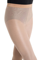 Load image into Gallery viewer, Capezio Ultra Shimmery Footed Stocking- Kids
