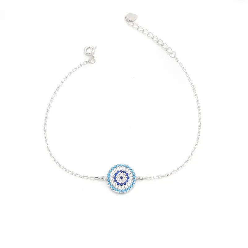 Chrysalini Mati Sterling Silver Charm Bracelet- DBST20