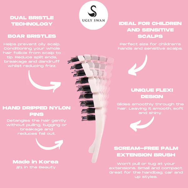 Ugly Swan Palm Brush- Bubblegum Magic