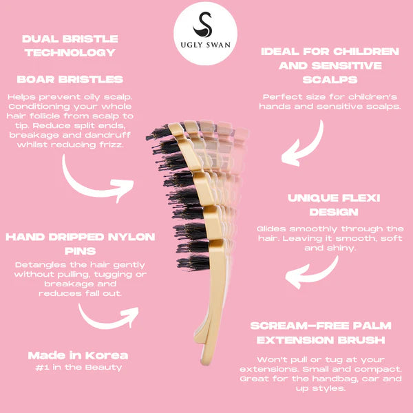 Ugly Swan Palm Brush- Gold