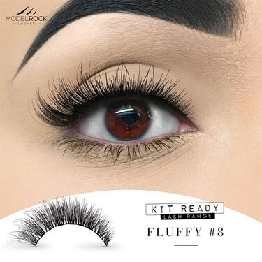 MODELROCK False Lashes Fluffy #8