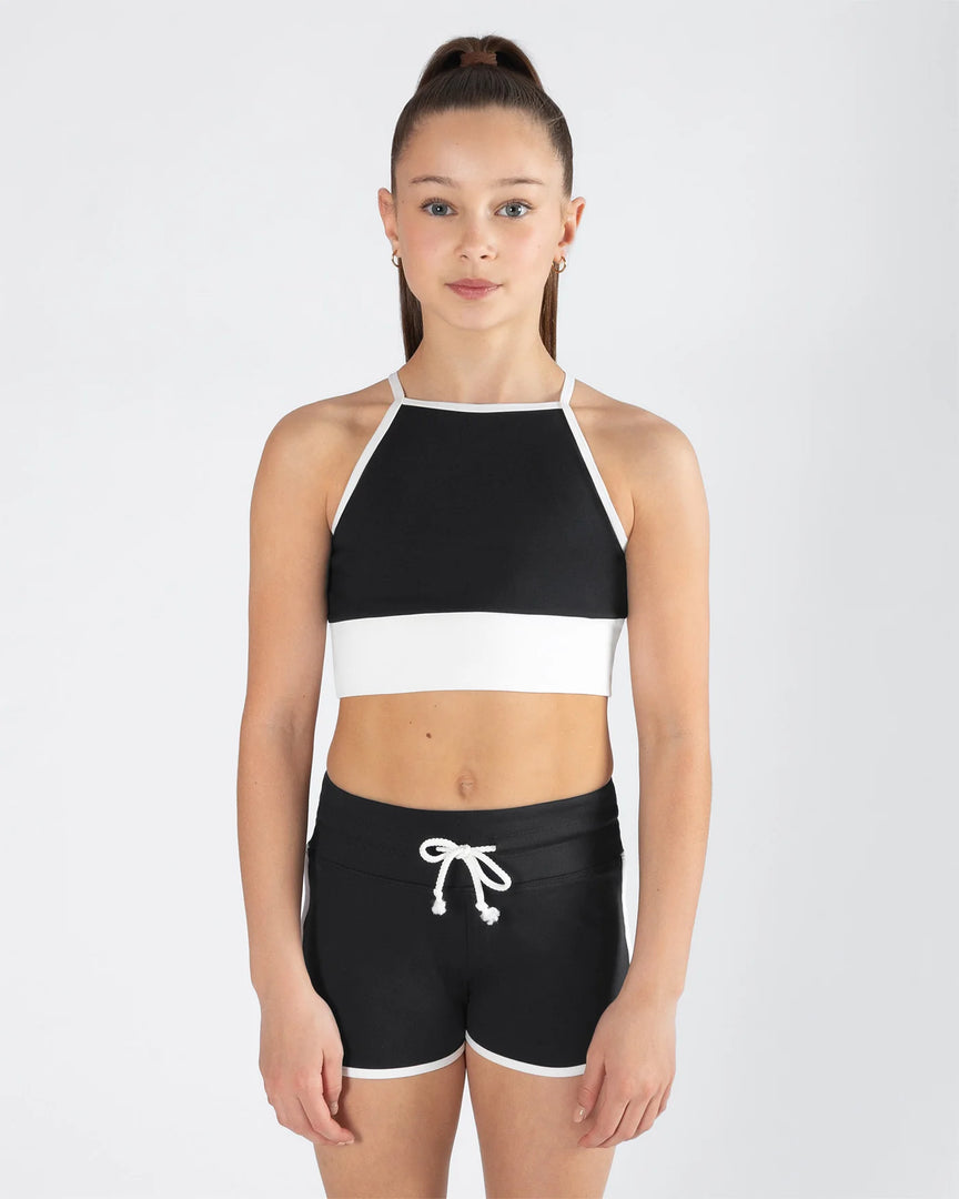 Energetiks Mave Crop Top- Black
