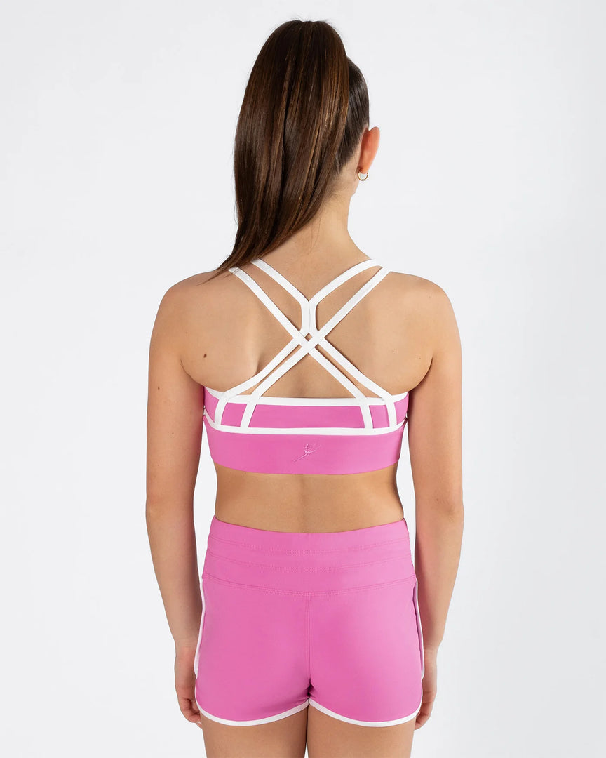 Energetiks Zuri Crop Top-Pink Blossom