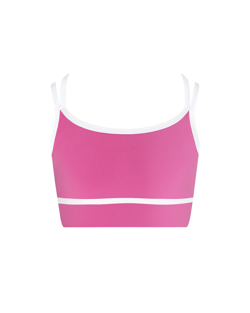 Energetiks Zuri Crop Top-Pink Blossom