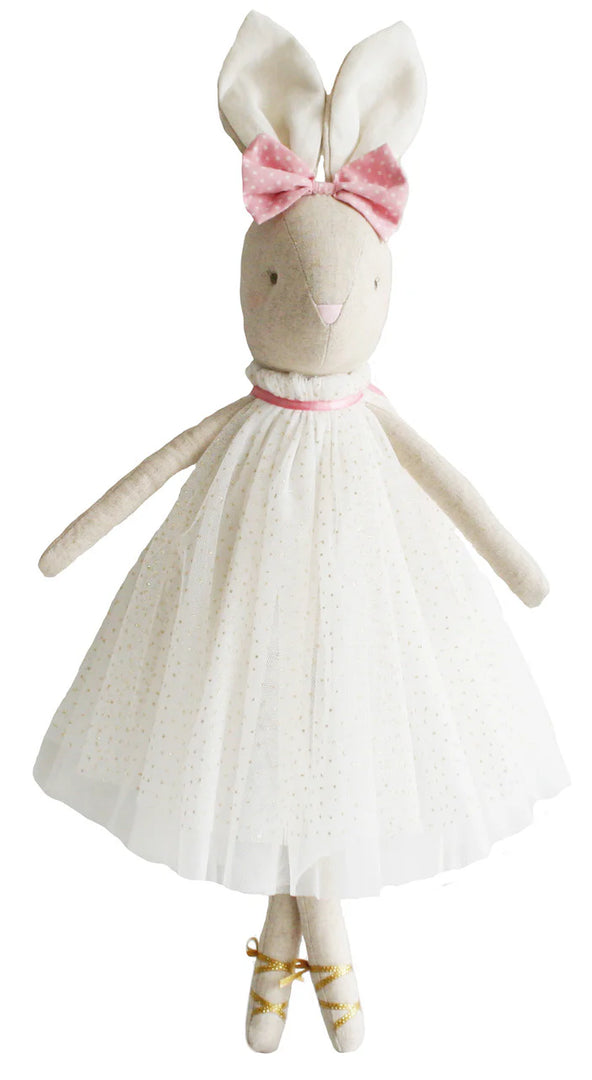 Alim Rose Daisy Bunny- White/Gold