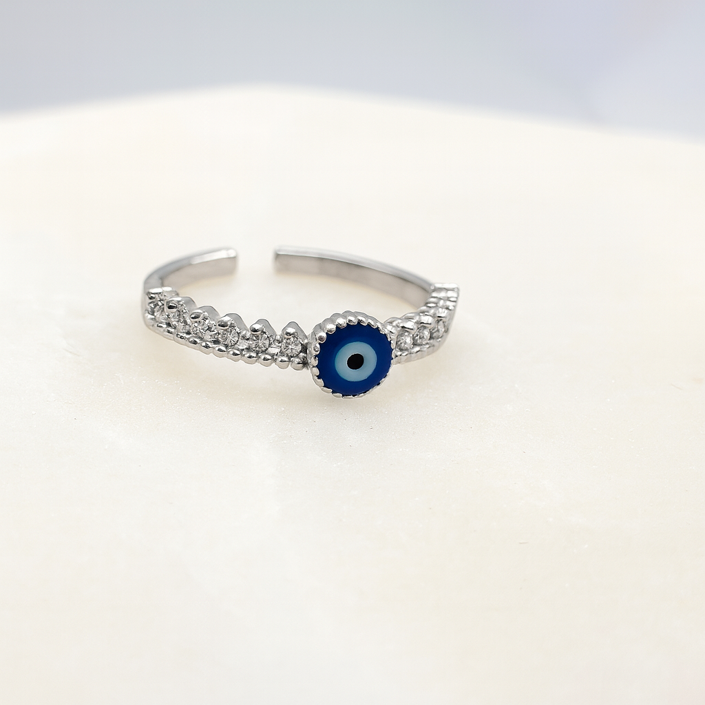 Chrysalini Mati Eye Ring- DBR0011