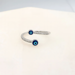 Load image into Gallery viewer, Chrysalini Mati Eye Ring- DBR0014
