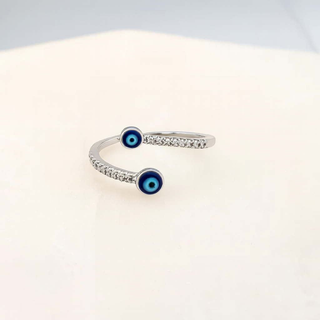 Chrysalini Mati Eye Ring- DBR0014