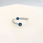 Chrysalini Mati Eye Ring- DBR0014